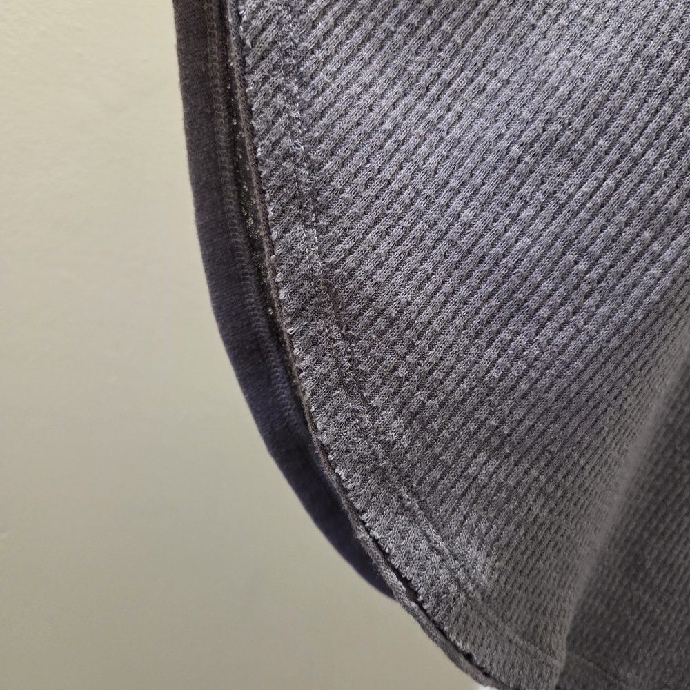 We The Free Gray Long Sleeve Button Henley Tunic - Picture 10 of 10